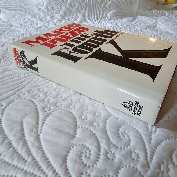 The Fourth K By Mario Puzo First Edition Hardcover Novel 1990 Political Thriller - Picture 9 of 10